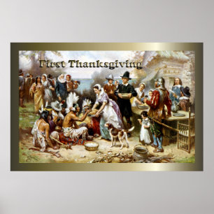 First Thanksgiving Poster
