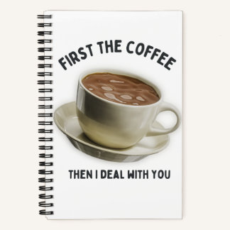 First The Coffee Journal/Devotional Notebook