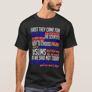 First They Came For Shirt Science Civil Rights Res