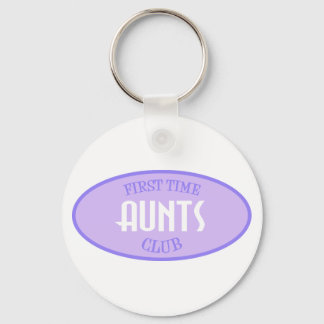 First Time Aunts Club (Purple) Key Ring