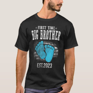 First Time Big Brother Est 2023 Pregnancy Announce T-Shirt
