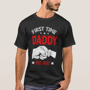 First Time Dad 2023 Father s Day Promoted Daddy Me T-Shirt