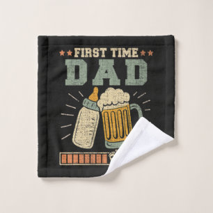 First Time Dad 2026 Expecting Baby Funny Wash Cloth