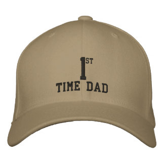 First Time Dad embroidered hat