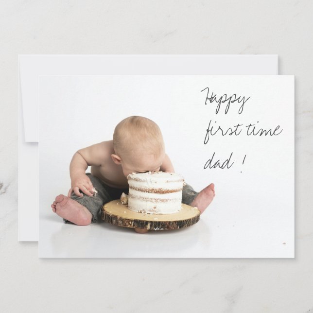 First Time Dad | Father´s Day | Photo Card (Front)