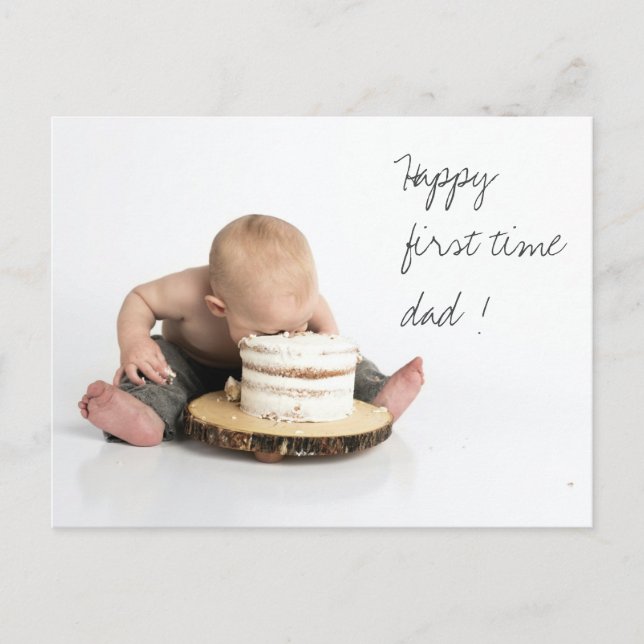 First time dad | Fathers day | Photo card (Front)