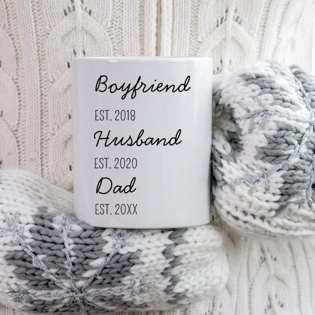 First Time Dad Gift From Wife New Dad Personalised Coffee Mug (Creator Uploaded)