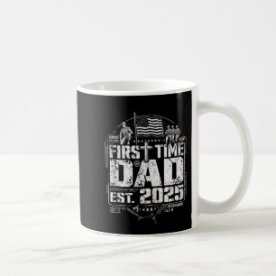 First Time Dad Patriotic Christian Cross Vintage U Coffee Mug