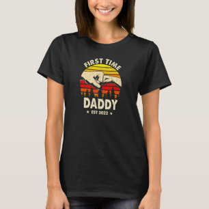 First Time Daddy 2022 For Promoted To Paps New Pap T-Shirt