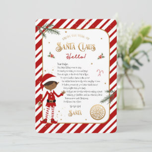 First Time Elf Arrival Welcome Letter