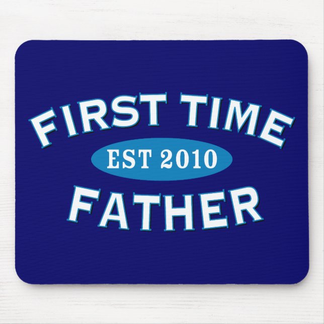 First Time Father 2010 Mouse Mat (Front)