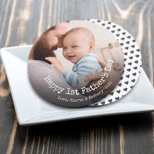 First Time Father's Day Photo Holiday Card