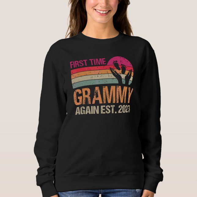 First Time Grammy Again 2023 Vintage 1 Sweatshirt (Front)