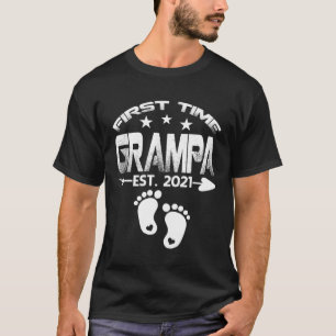 First Time Grampa 2021 New Grampa to be  Baby T-Shirt