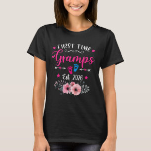 First Time Gramps Est 2026 Soon to Be Mother's Day T-Shirt