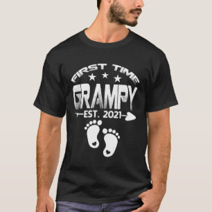 First Time Grampy 2021 New Grampy to be  Baby T-Shirt