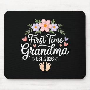 First Time Grandma 2026 Promoted To Grandma Again Mouse Mat