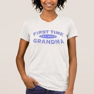 First Time Grandma Customisable Tee