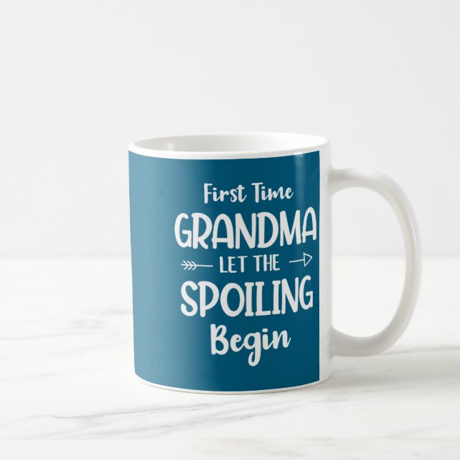 First Time Grandma Humor Grandma To Be Funny New G Coffee Mug (Right)