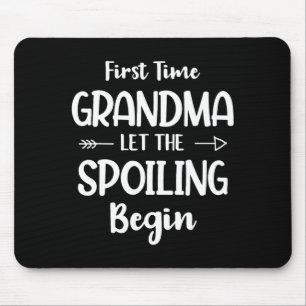 First Time Grandma Humor Grandma To Be Funny New G Mouse Mat