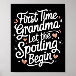 First Time Grandma Let The Siling Begin 2025 New G Poster