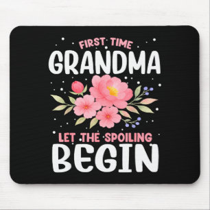 First Time Grandma Let The Siling Begin  Mouse Mat