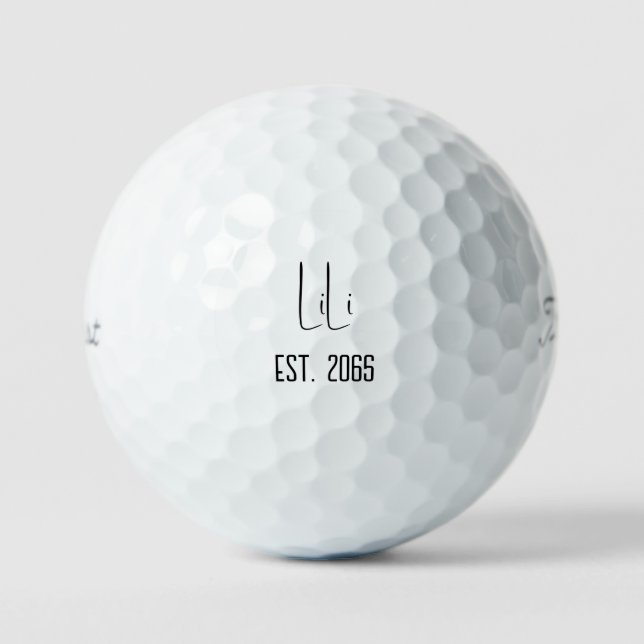 First Time Grandma LiLi Titleist Pro V1 Golf Balls (Front)