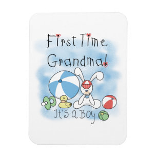 First Time Grandma of Boy Gifts Magnet