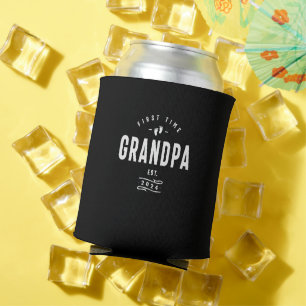 First Time Grandpa 2024 Pregnancy Announcement New Can Cooler