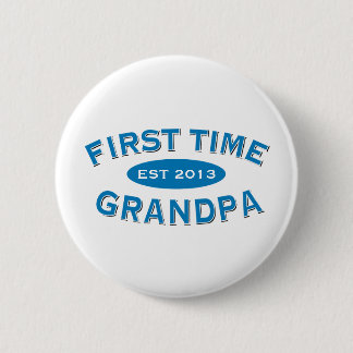 First Time Grandpa Customisable Button