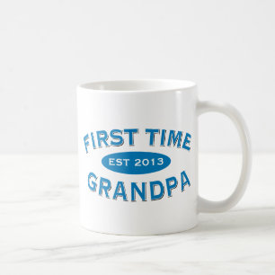 First Time Grandpa Customisable Mug