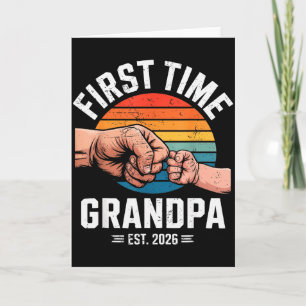 First Time Grandpa Est 2026 Baby Announcement Grea