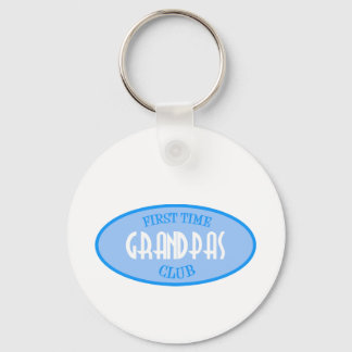 First Time Grandpas Club (Blue) Key Ring