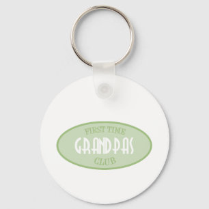 First Time Grandpas Club (Green) Key Ring