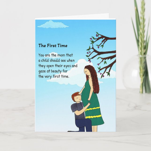 First Time Greeting Card (Front)