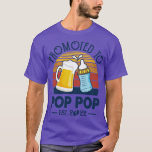 First Time Promoted To 2022 Fathers Day Vintage T-Shirt