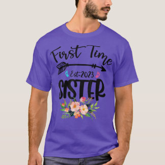 First Time Sister Est 2248 T-Shirt