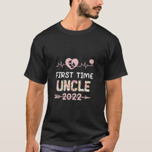 First Time Uncle 2022 Funny New Dad Promoted To Un T-Shirt