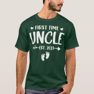 First Time Uncle Est 2023 Soon To Be Uncle Gender T-Shirt