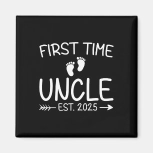 First Time Uncle Est. 2025 Fathers Day By Magnet