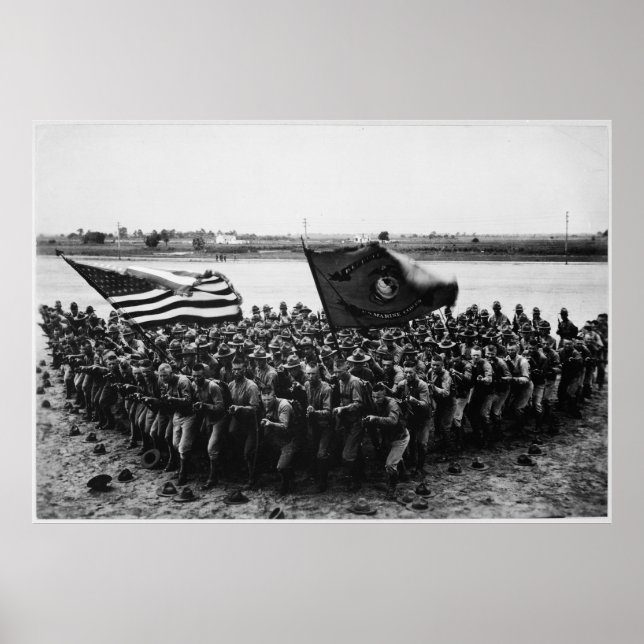 First to Fight A group of World War I Marines Poster (Front)