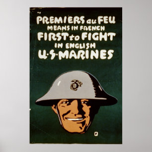 First to Fight In English Poster