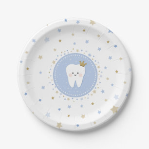First Tooth party decor. Paper Plate