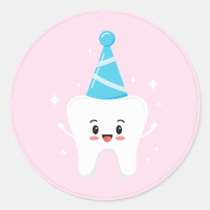 First Tooth Party Favor Stickers – Agrahadig