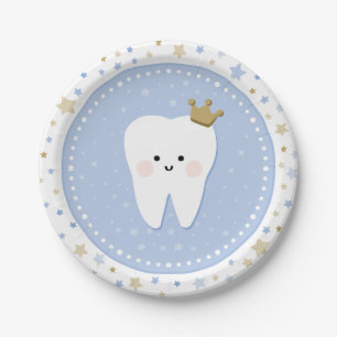 First Tooth party paper plate