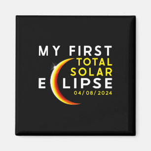 First Total Solar Eclipse April 8th Toddler Kids E Magnet