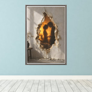 First Touch Canvas Print
