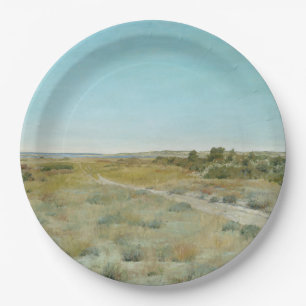 First Touch of Autumn: Landscape in New York State Paper Plate
