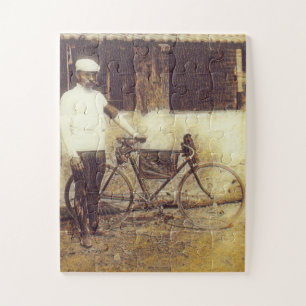 First Tour De France 1903 Winner Maurice Garin Jigsaw Puzzle