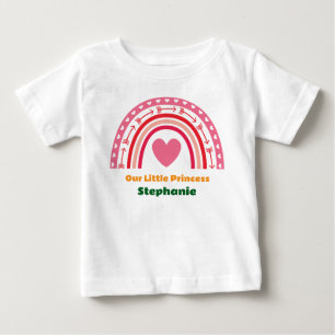 First Trip Around The Rainbow 1st Birthday Photo Baby T-Shirt